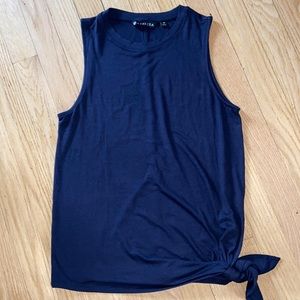 Athleta Tops | Blue Tank Side Knot | Size XS